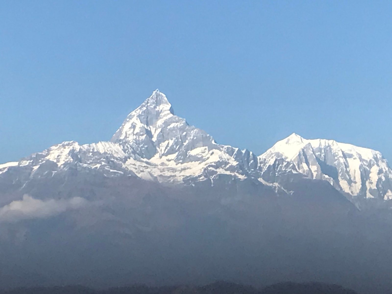 Mount Machhapuchre from birauta